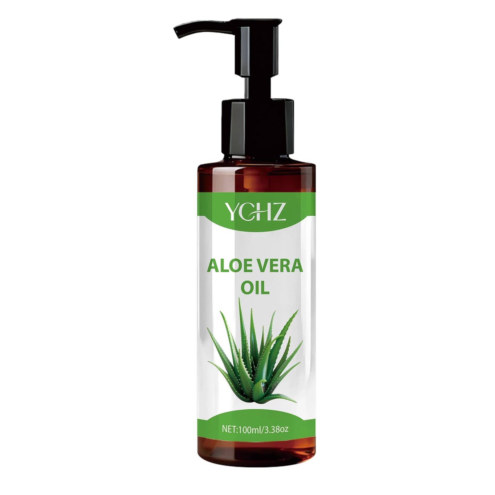 Huile d'aloe vera 100% naturelle - Formule à absorption rapide et non grasse, adaptée au visage, au