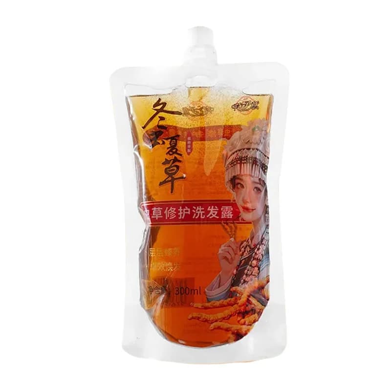 Cordyceps Shampooing anti-huile Shampooing nourrissant pour soins capillaires Shampooing antipellicu
