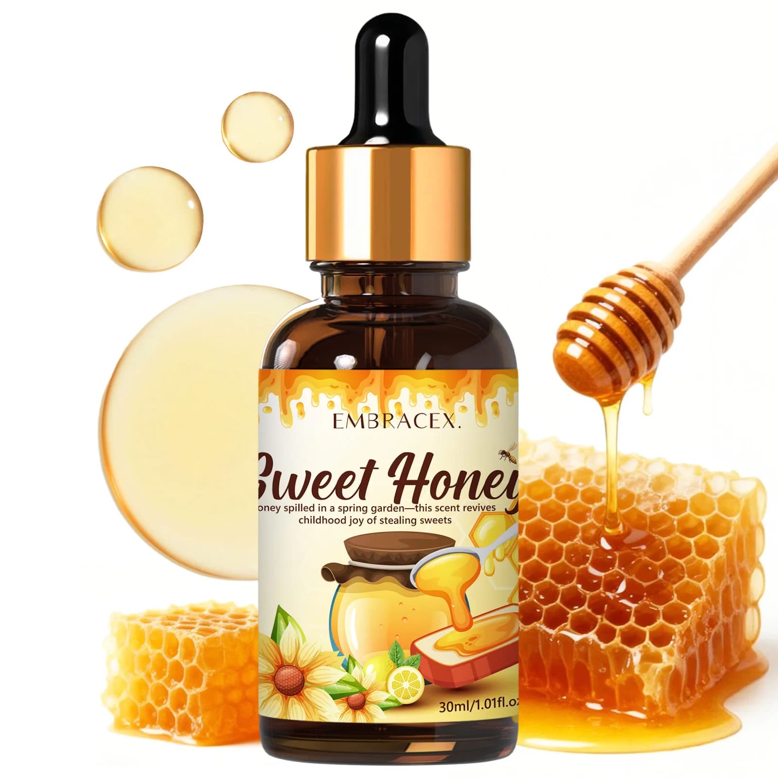 Huile essentielle de miel, 30ml, parfum alimentaire, désodorisant pour voiture, pour diffuseurs, pro