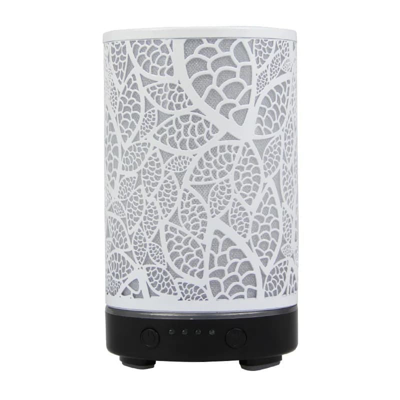 Diffuseur d'arôme en fer, feuilles creuses, humidificateur d'air ultrasonique, humidificateur de bur
