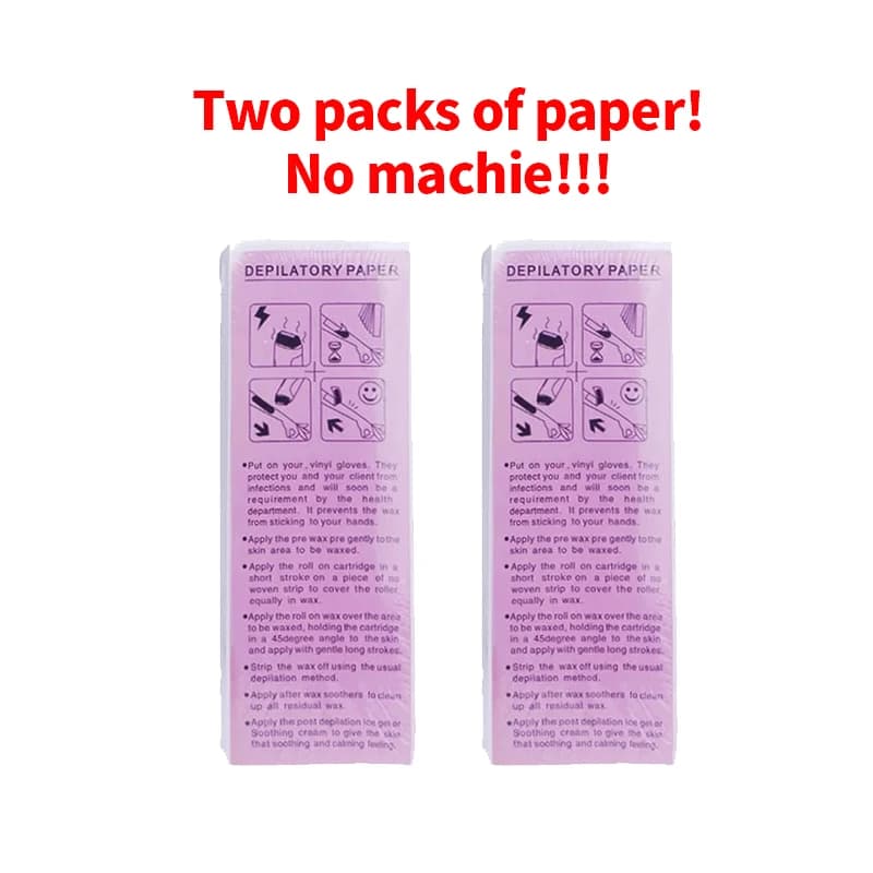 Chauffe-cire électrique portable pour épilation, double applicateur roll-on, pour hommes et femmes,