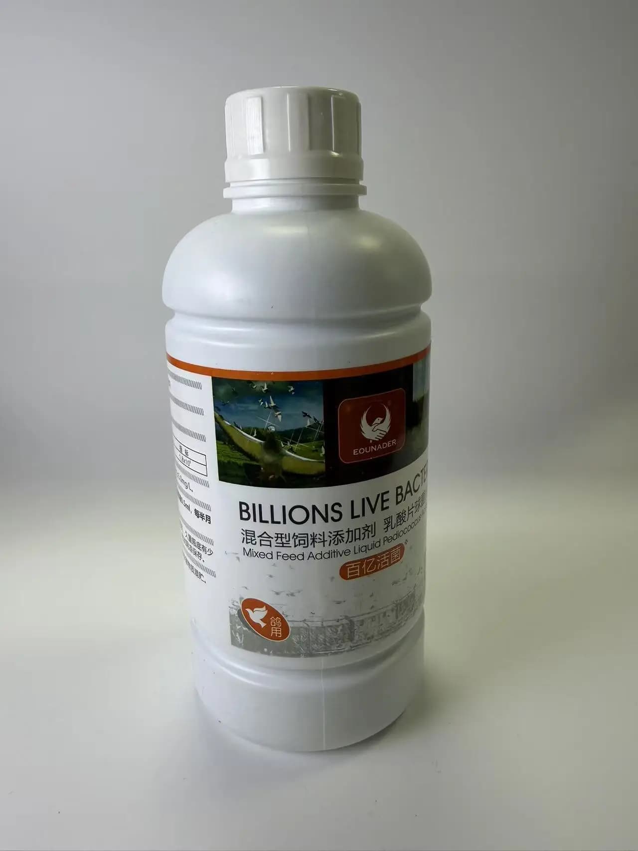 Complément Probiotique 500ml Billions Lives Baccteria pour Pigeons et Perroquets : Équilibre la Dige