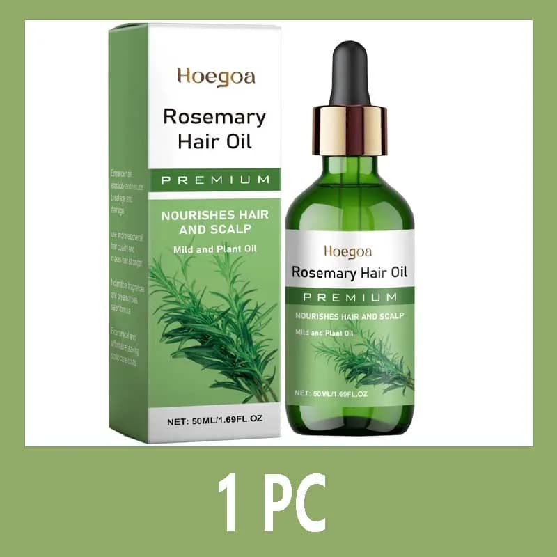 Huile capillaire à la rosemaine 50 ml, contient de la graisse de batana et de la graisse de ricin, n