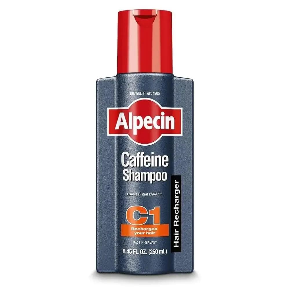 Shampooing Anti-Chute Alpecin Haute Qualité à la Caféine 250ml, Contrôle du Sébum, Sans Silicone, So
