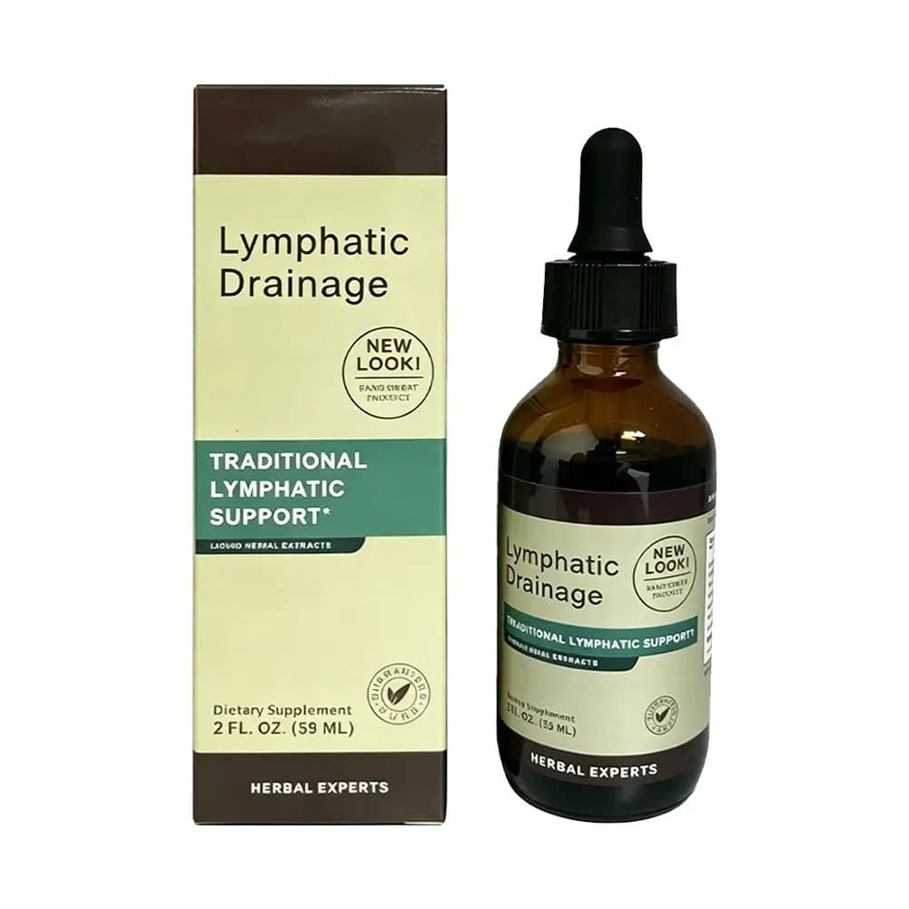 Gouttes de drainage lymphatique à base de plantes naturelles, complément liquide botanique professio
