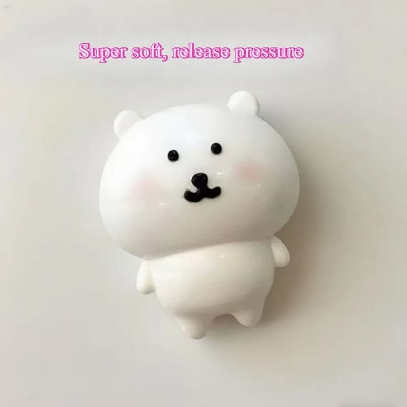Squishy super doux et super mignon en forme de méduse et d'ours, à remontée lente, anti-stress, déco