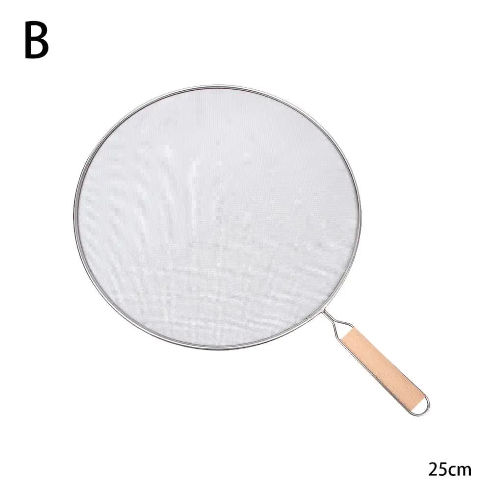 Pot huile de friture couvercle de cuisson outils de cuisine graisse éclaboussures écran gardes maill
