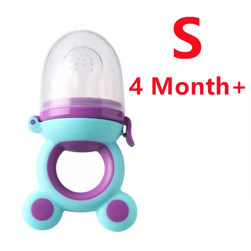 Anneau de dentition en silicone pour bébé, biberon, fruits, mangeoire pour nouveau-né, aliments frai