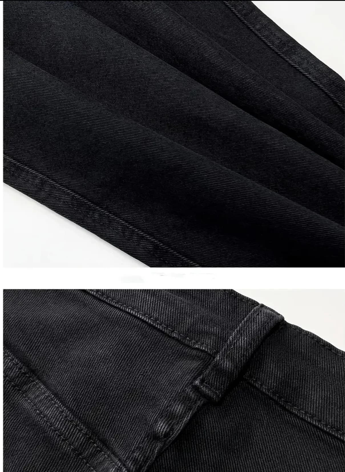 Jean ample à jambe droite pour homme, pantalon en jean durable et lavable pour homme, cadeau parfait