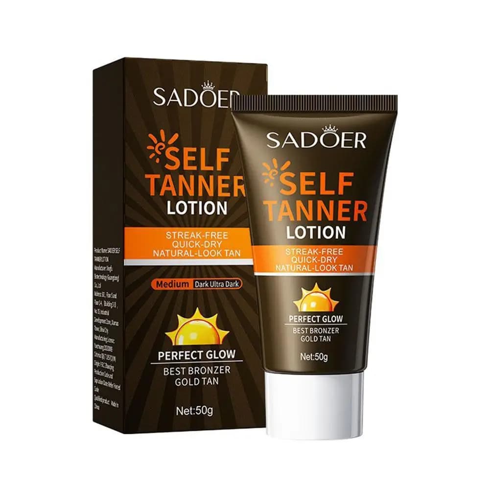 Huile de bronzage pour le corps, crème autobronzante pour la peau d'été, Lotion bronzante pour le co