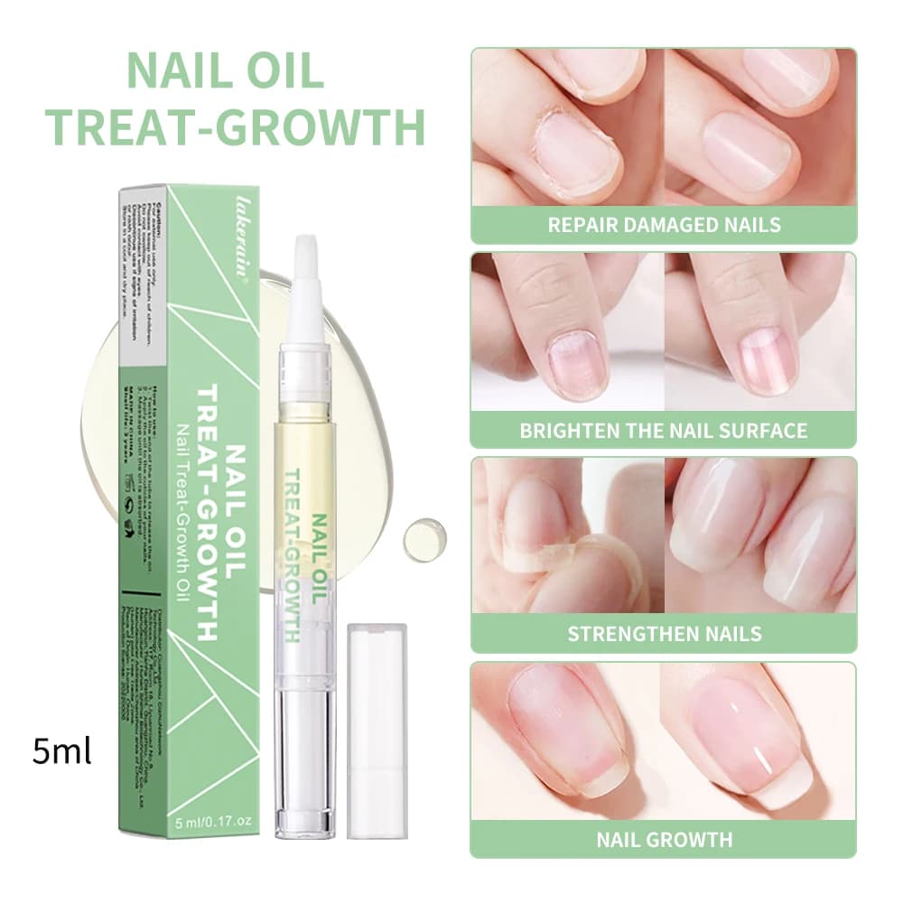 Huile de renforcement pour la croissance des ongles, 5ml, huile saine et forte pour la croissance de