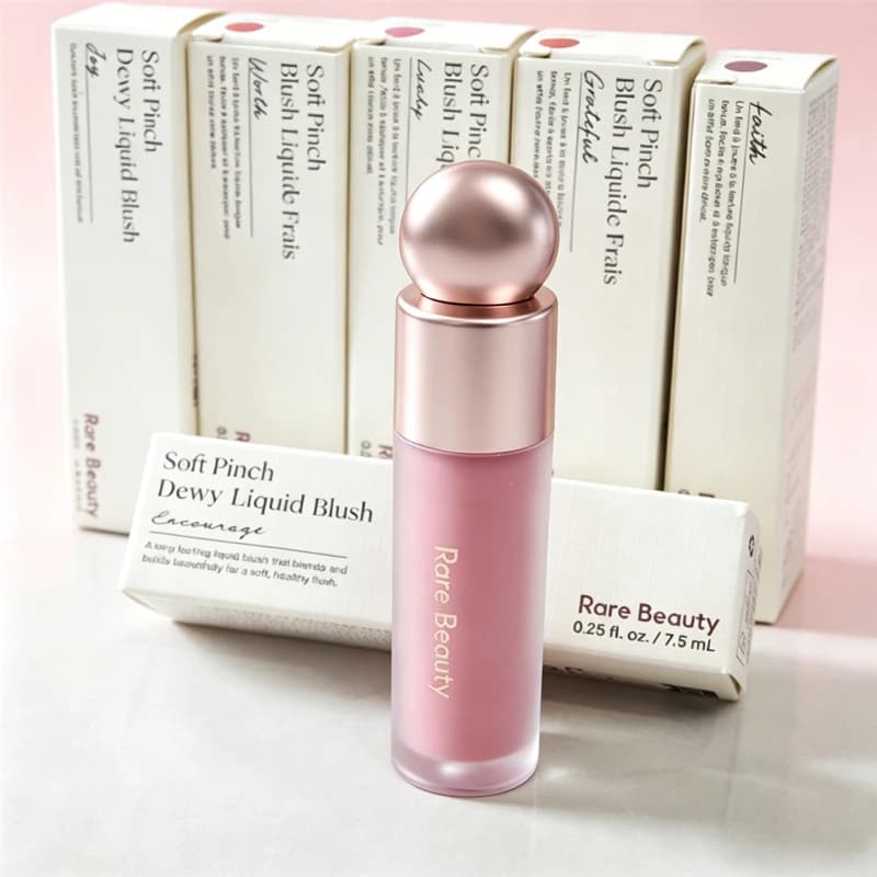 Rare Beauty Soft Pinch Liquid Blusher, blush liquide soyeux, imperméable, hydratant, maquillage pour