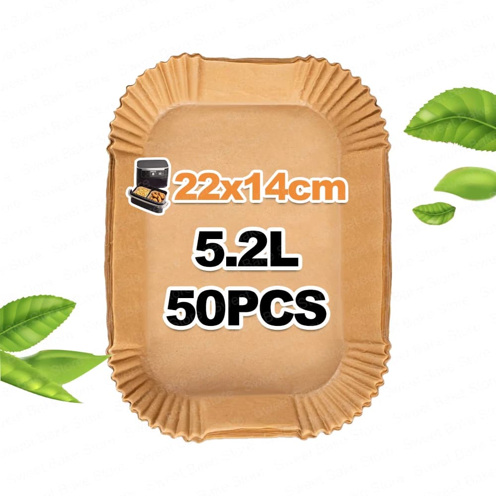 Doublures jetables pour friteuse à Air, qualité alimentaire 10,4 l, double Zone 5,2 l, papier de cui