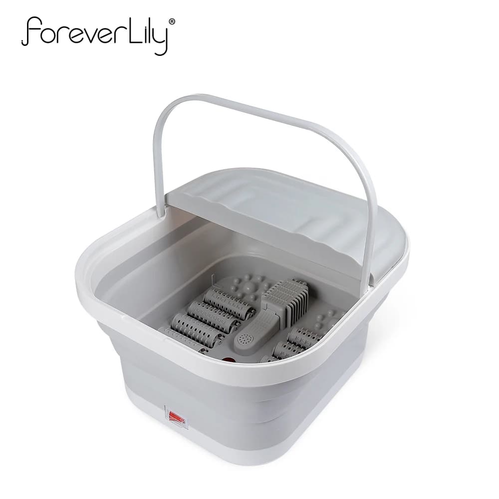 Baignoire de massage des pieds portable, thermostatique, valide pour la maison, favorise l'émulation