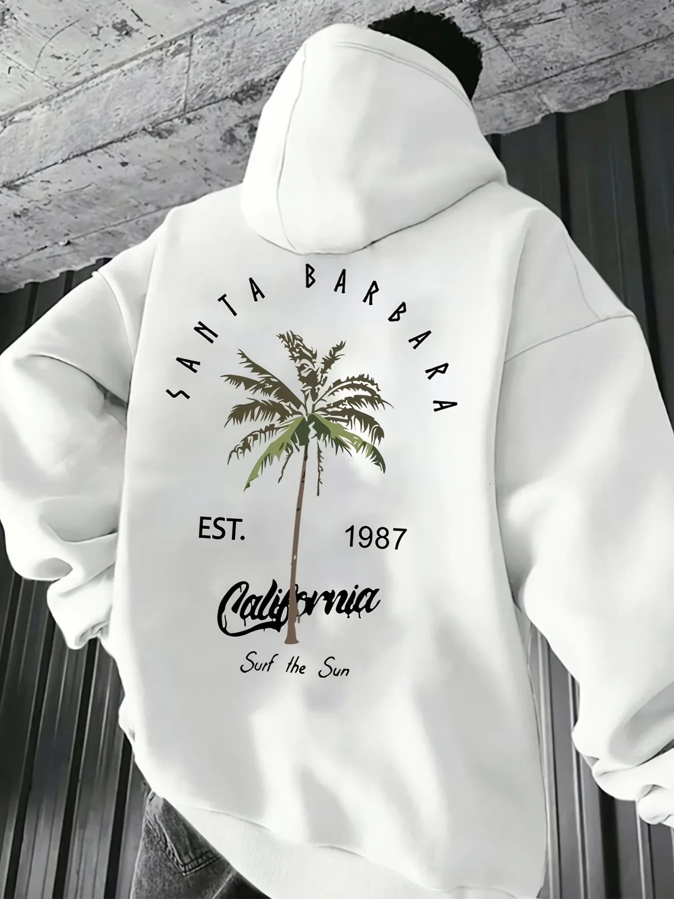 Sweat-shirt à capuche à manches longues pour hommes et femmes, imprimé palmier Tropical, mode automn
