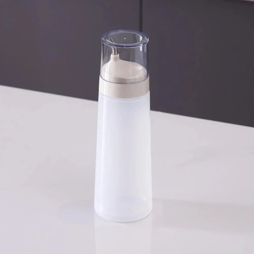 Bouteille à presser en plastique pour condiments, bouteille d'huile d'olive réutilisable de qualité