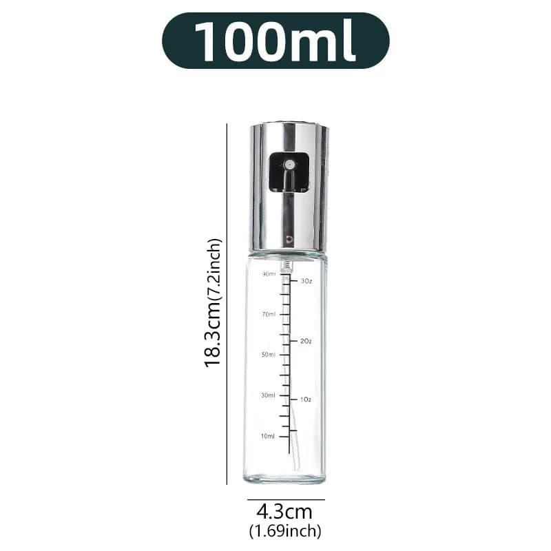 Bouteille de pulvérisation d'huile d'olive en acier inoxydable, 1 pièce, vinaigre d'huile pour frite