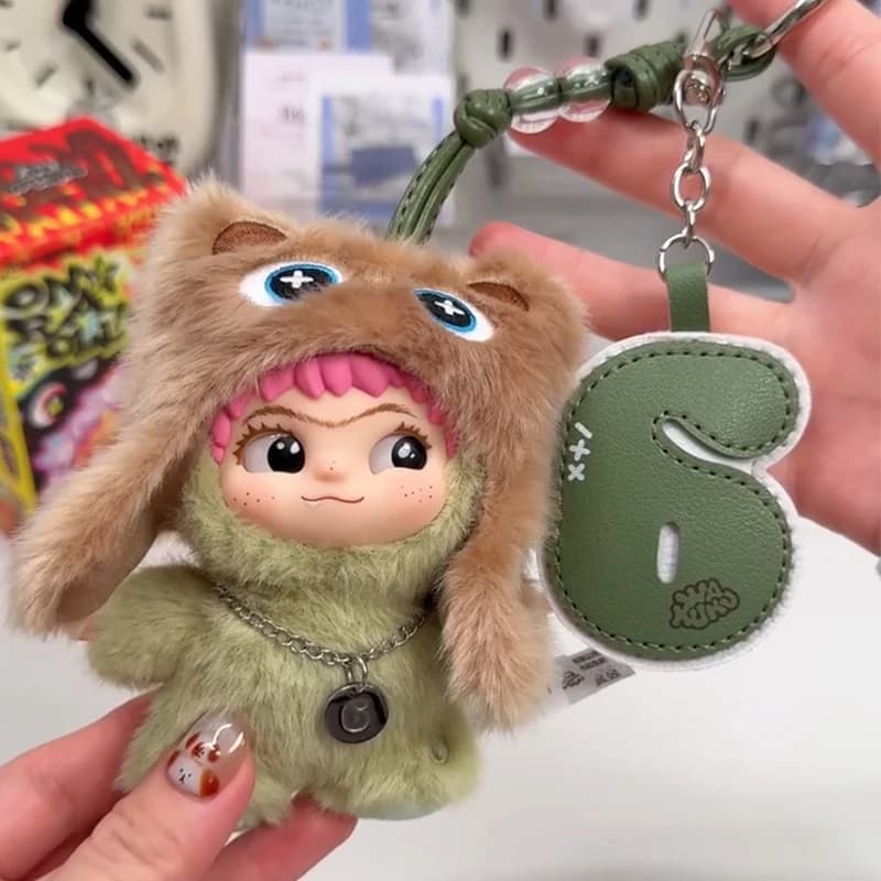 Wakuku sur un rouleau série vinyle peluche poupée boîte aveugle Kawaii Wakuku V3 pendentif Surprise