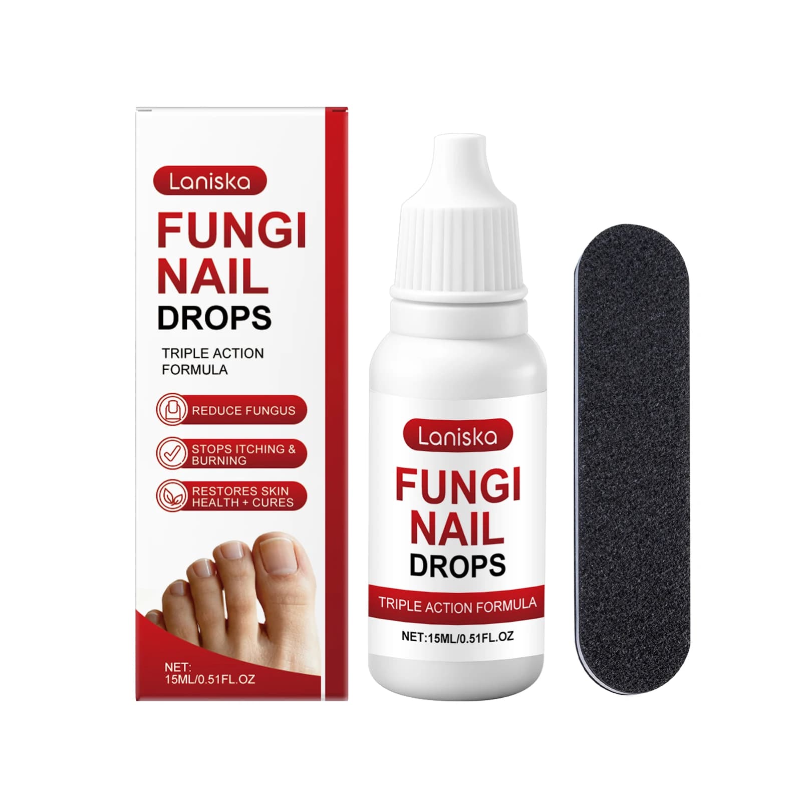 Solution de soin contre les champignons des ongles, Anti-Infection, réparation de l'onychomycose, on