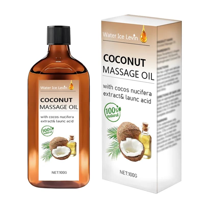 Huile de massage à la noix de coco. Hydratation non grasse. Extrait naturel de Cocos Nucifera. Hydra