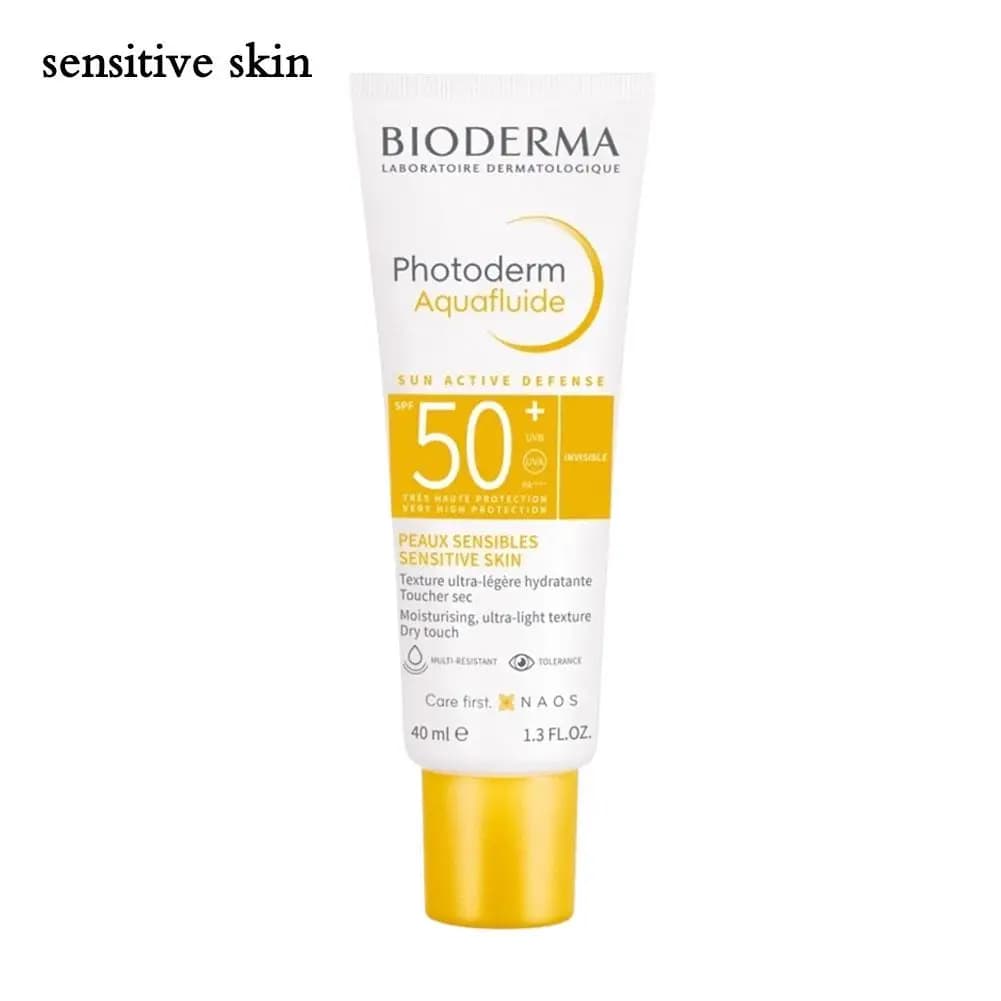 Crème solaire BIODERMA SPF50 – Légère et non grasse pour tous types de peaux, protection résistante