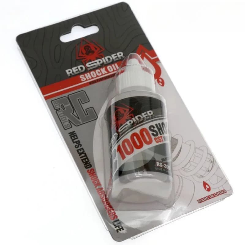 Huile d'amortisseur RC 100-1000 | Huile de silicone haute performance pour chenilles, dérive, cour