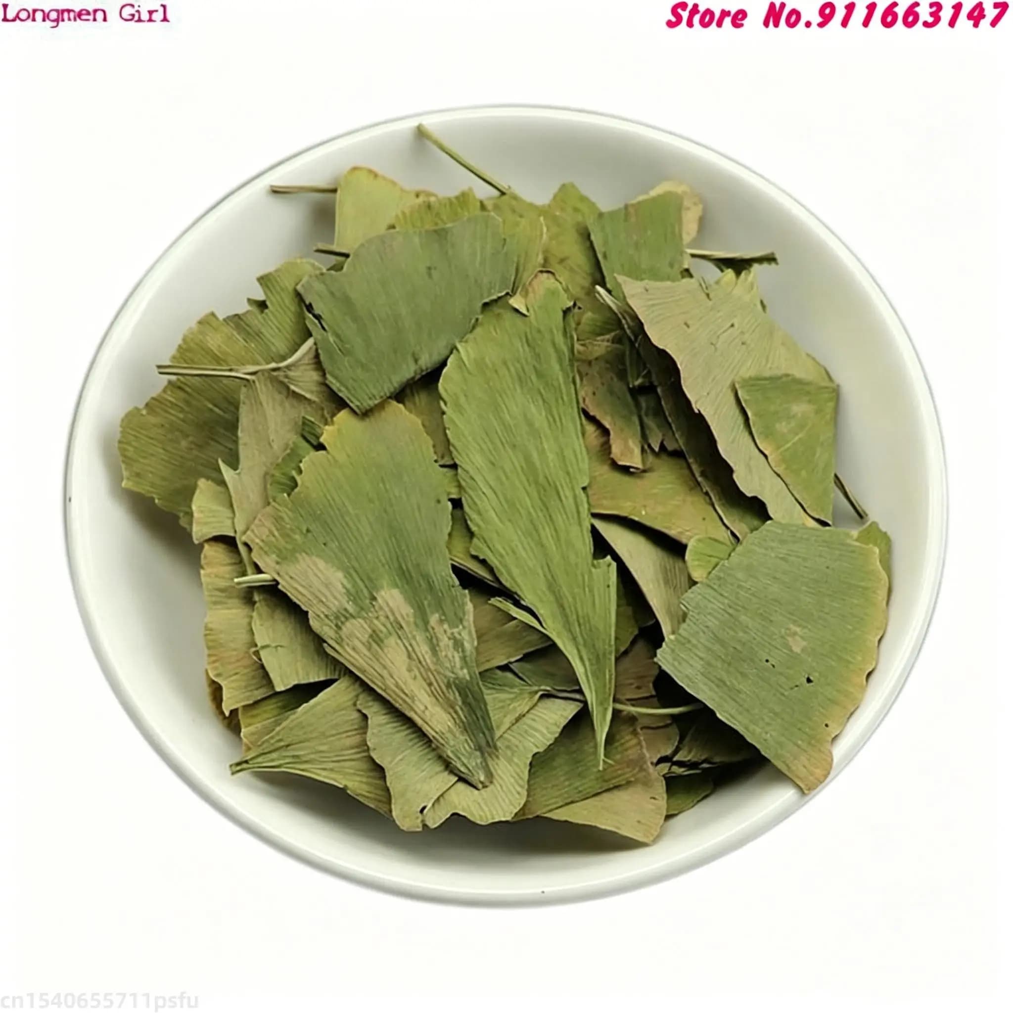 Feuilles de Ginkgo Biloba séchées de haute qualité pour la beauté, la santé, les savons, les sachets