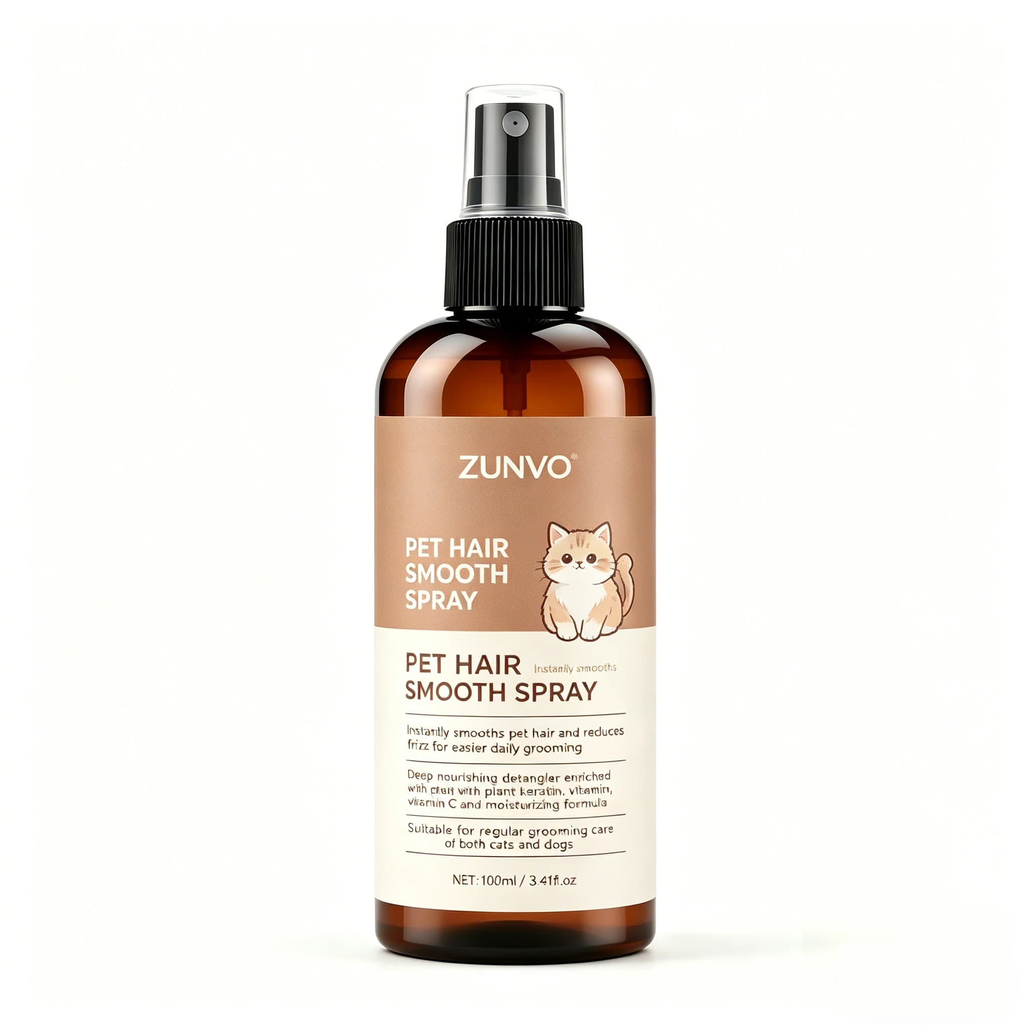 Shampooing sec sans rinçage pour chiens et chats, formule sans eau pour un nettoyage pratique des an
