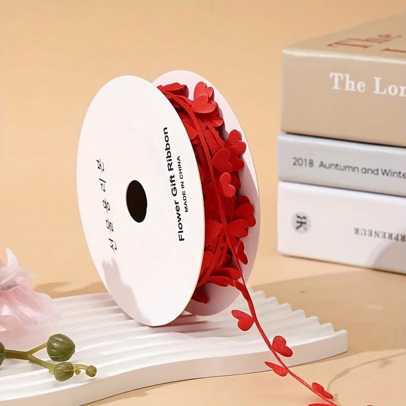 1 rouleau de sangle d'amour connectée de 354 pouces, ruban d'emballage cadeau, ruban de décoration p