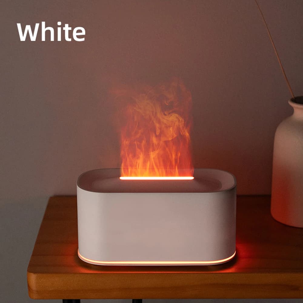 Diffuseur d'huiles essentielles de flamme, humidificateur diffuseur de flamme colorée, diffuseur d'h