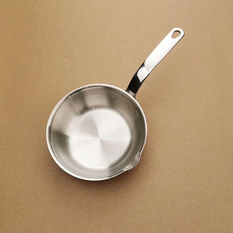 Mini poêle à frire en acier inoxydable 304, petite cuisinière à Induction spéciale, antiadhésive, po
