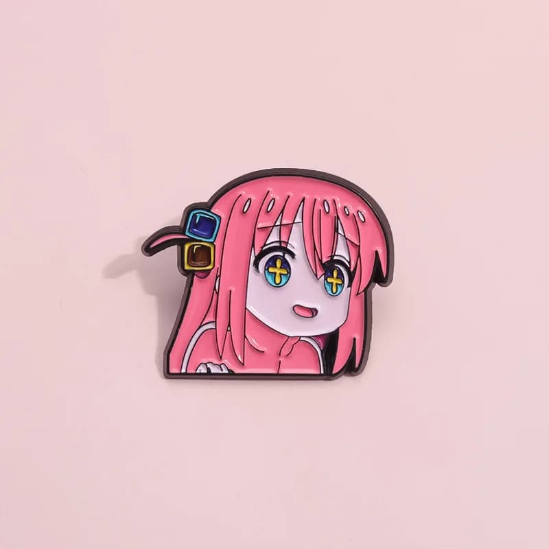 BOCCHI THE ROCK Anime Cosplay broches mignon personnage broches vêtements sac à dos revers Badges mo