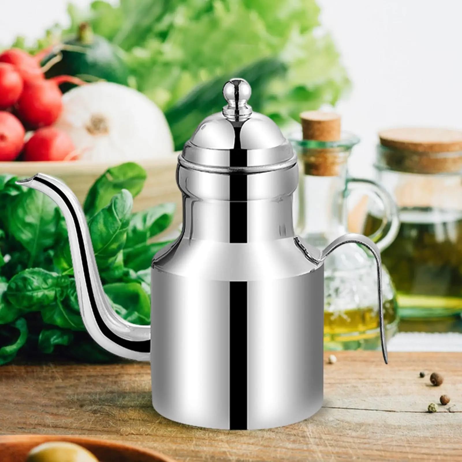 Bouteille distributrice d'huile d'olive, bec verseur, étanche, aspect élégant, pour la cuisine