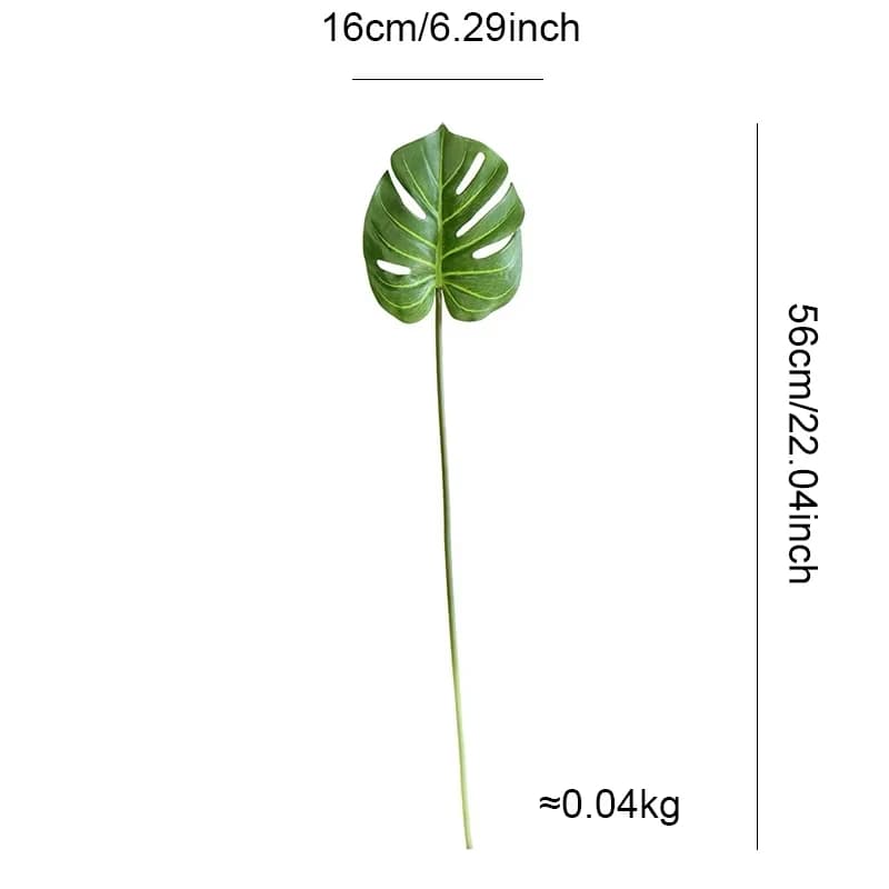 Plantes d'arbre artificielles tropicales de 88 CM, feuilles de palmier, branche en plastique, fausse