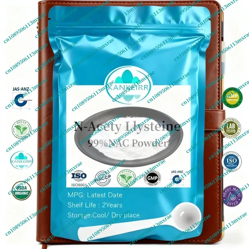 Poudre 100% pure N-acétyl-L-Cysteine (NAC) : paillettes cosmétiques personnalisées pour taches de ro
