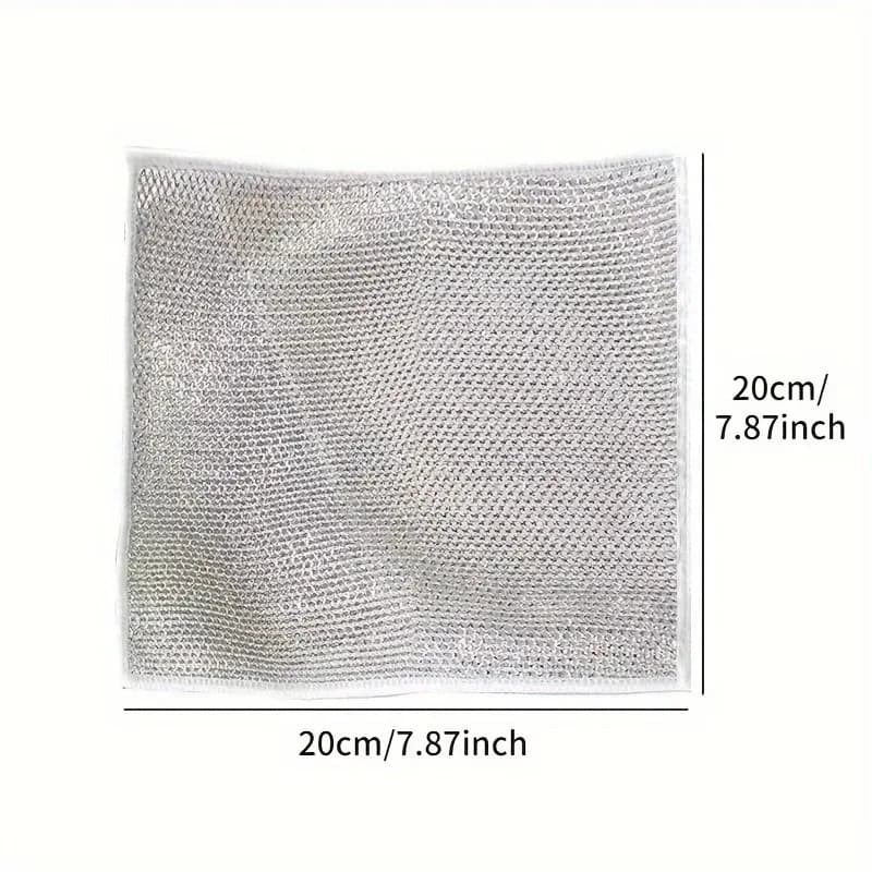 Chiffon de nettoyage épaissi, chiffon de cuisine, chiffon de nettoyage en acier inoxydable, adapté a