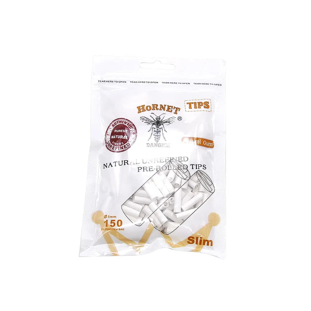 150 pièces par pointes roulées pré-ollées naturelles pour papier roulant 6MM 5MM