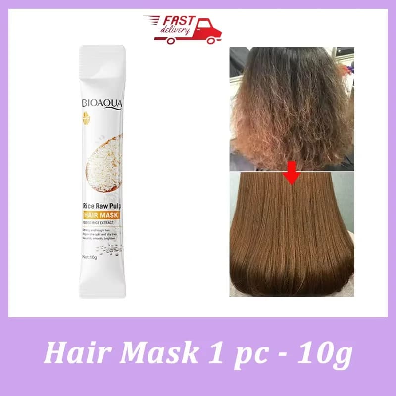 Masque capillaire à la kératine, réparation rapide des cheveux abîmés et crépus, cheveux doux, lisse