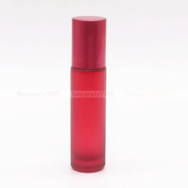 Flacon roll-on en verre dépoli mat 5ML 10ML pour huiles essentielles, flacon à bille pour parfum et