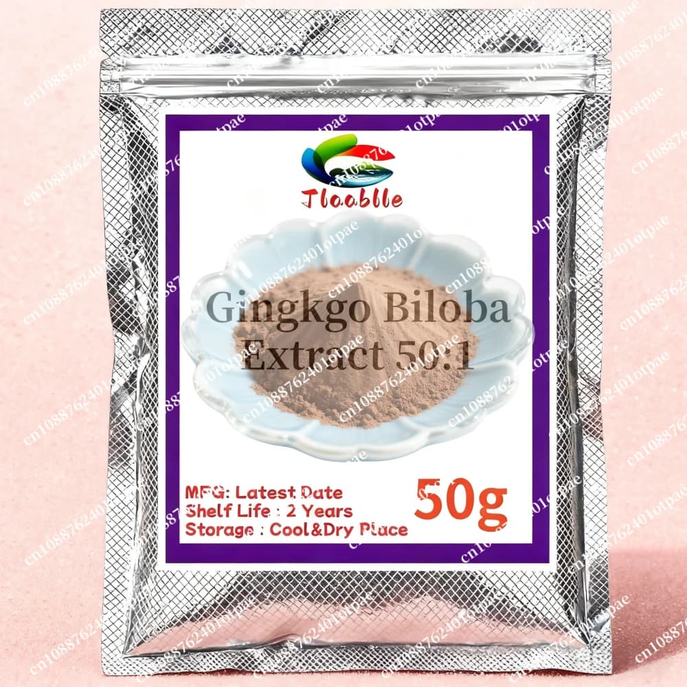 Emballage et scellage professionnels en usine, extrait de Gingkgo Ginkgo Biloba en poudre, supplémen