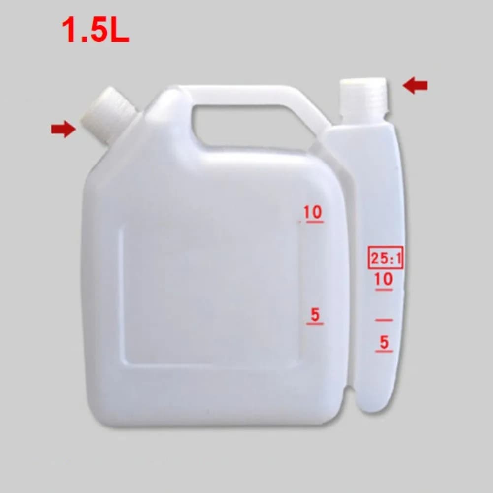 Réservoir de mélange d'huile 1,5/4L, 25:1 40:1, pot à huile à double compartiment, bouteille de méla