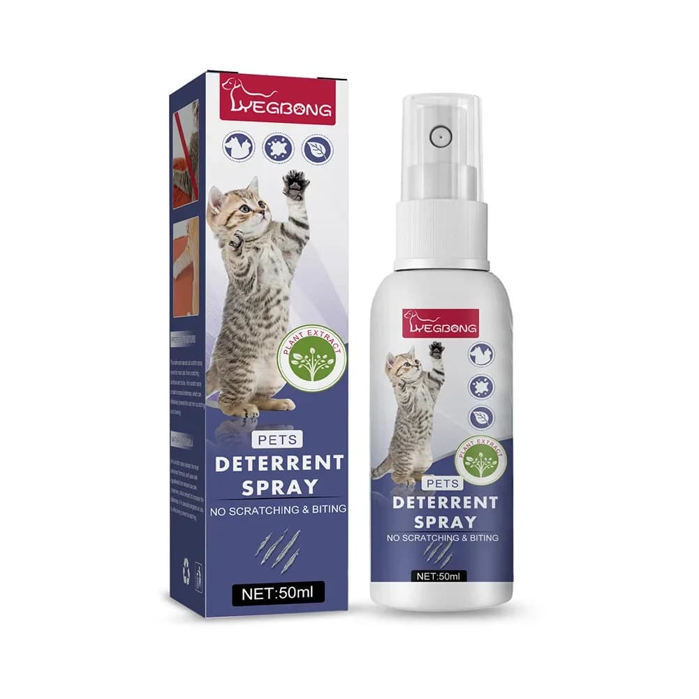Spray pour chat, aide à l'entraînement, anti-rayures, meubles, canapé, protection de canapé, 50ml