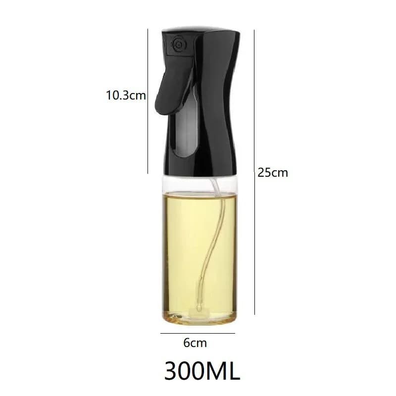 Lot de 2 pulvérisateurs d'huile pour cuisine, camping, barbecue, cuisson, vinaigre, sauce soja 300ml
