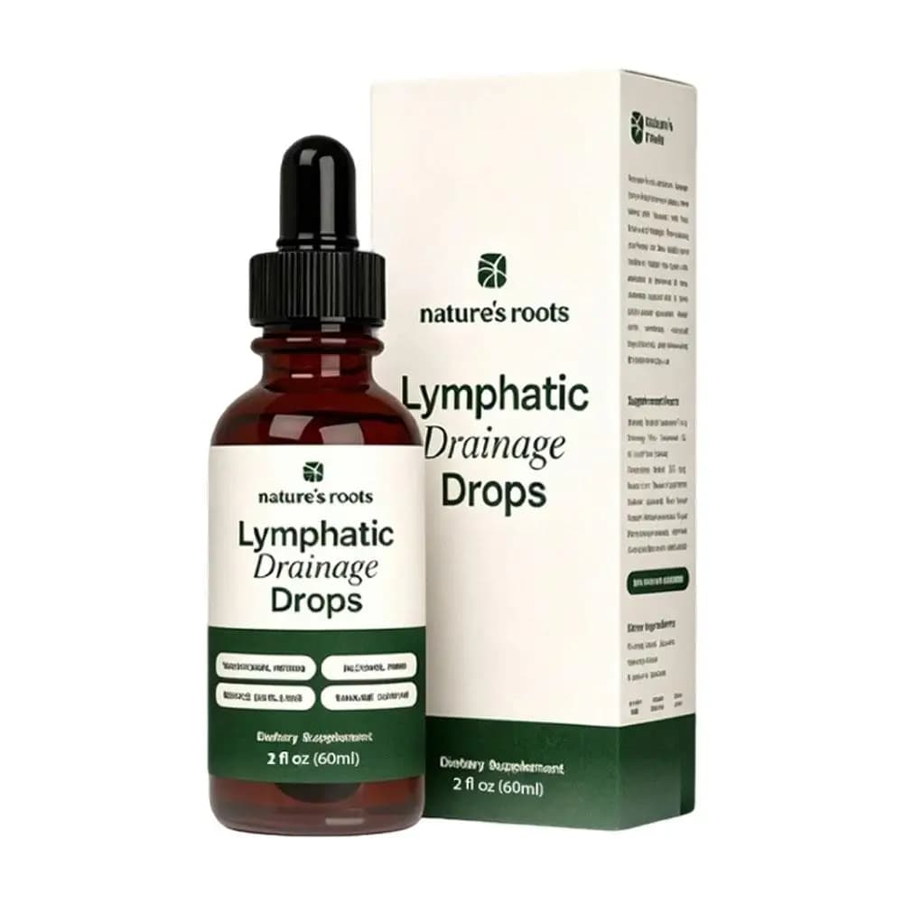 Gouttes à base de plantes pour drainage lymphatique naturel, complément pour soulager l'œdème, favor