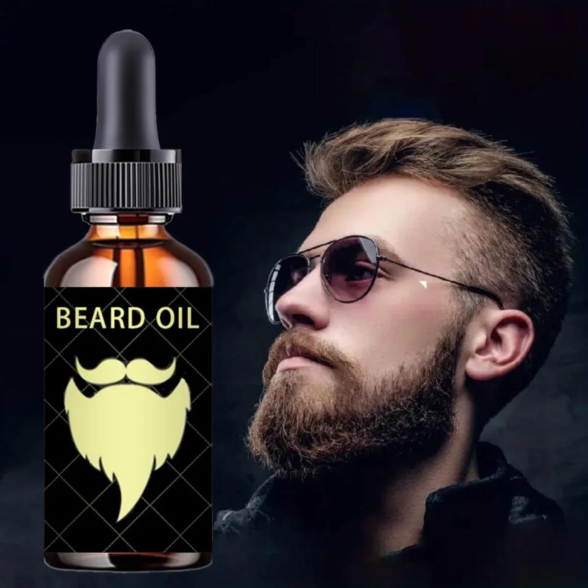 100% naturel accélérer les poils du visage cultiver la barbe huile essentielle cheveux et barbe croi