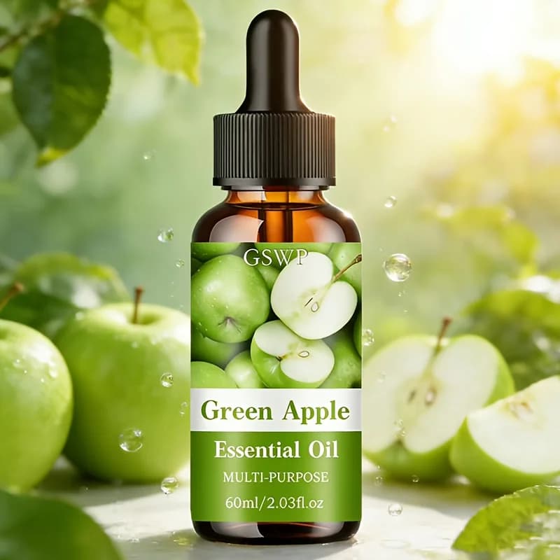 L'huile essentielle de pomme verte GSWP hydrate en profondeur les cheveux