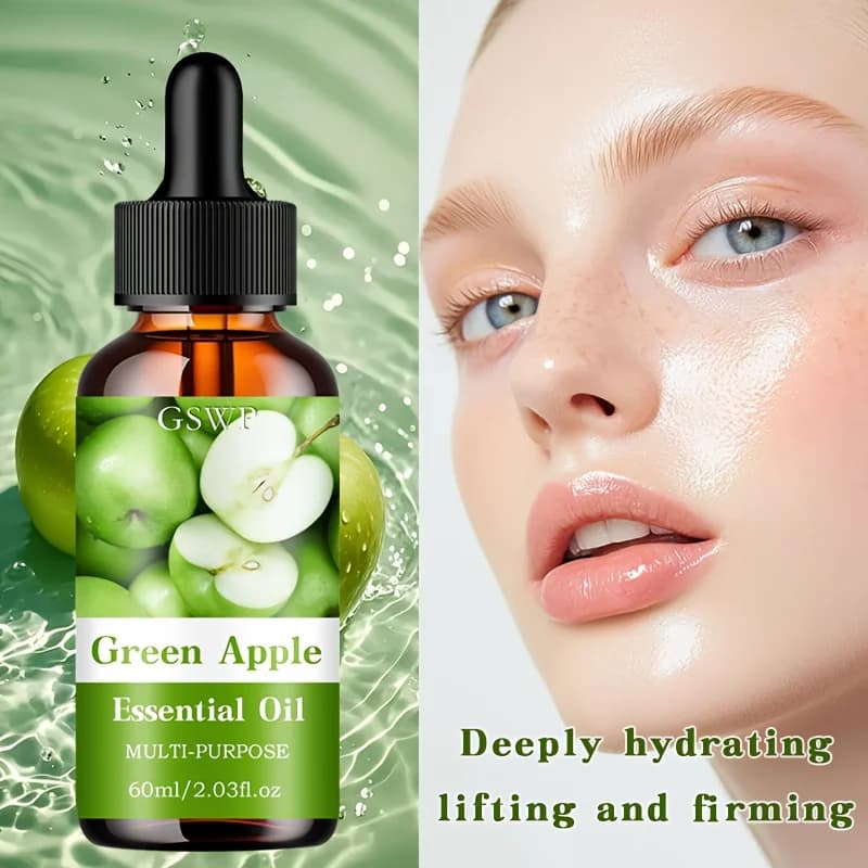 L'huile essentielle de pomme verte GSWP hydrate en profondeur les cheveux