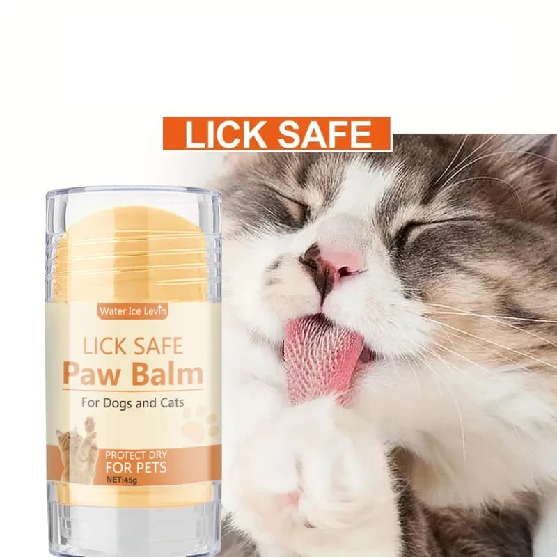 Crème pour pattes d'animaux de compagnie - Formule au miel et à l'acide antibioique - Apaise les pattes craquelées, crème pour pattes d'animaux à l'huile de coco, maintient l'eau et l'eau pour coussin
