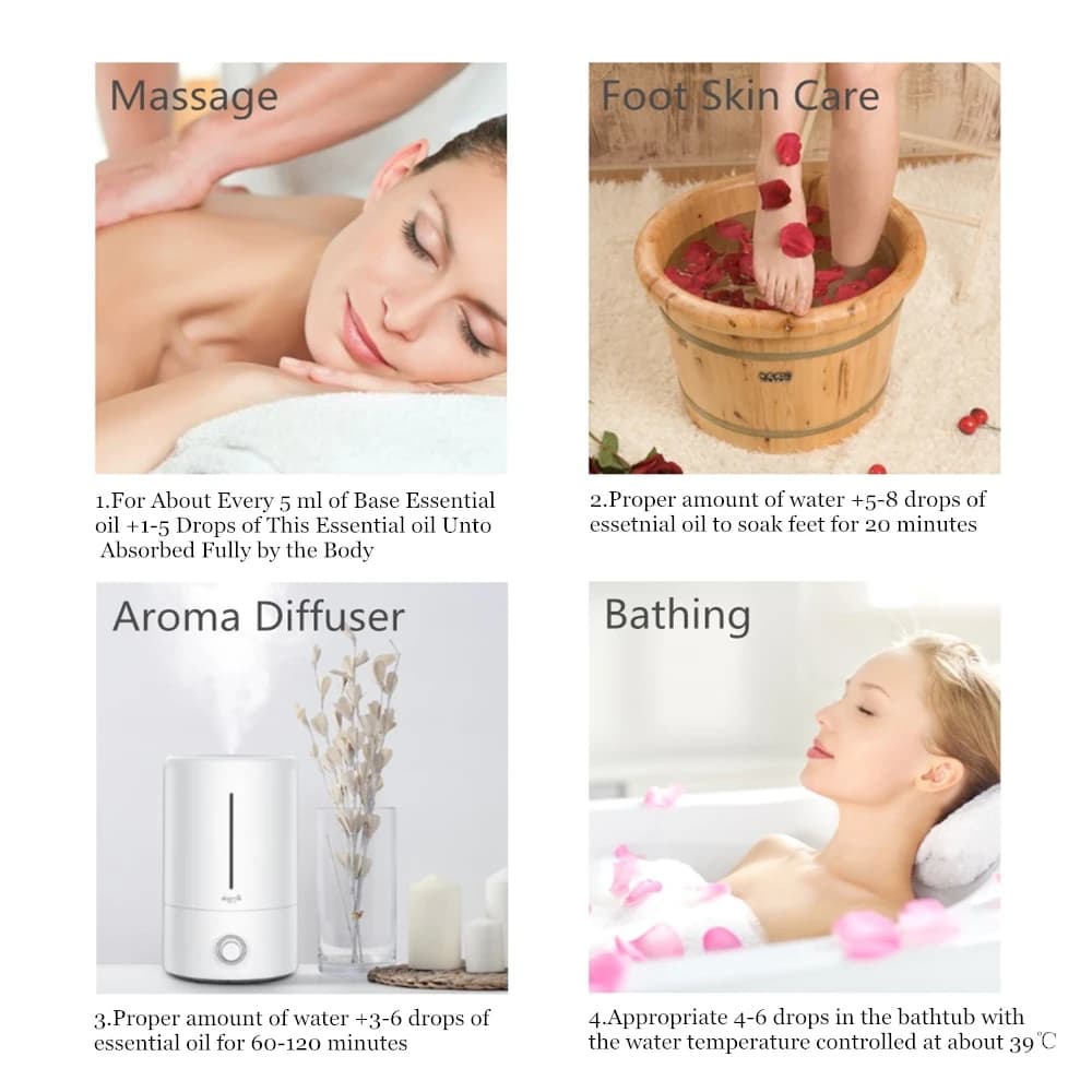 Huile Essentielle Pure et Naturelle 10ml Cèdre Citronnelle Romarin Huiles Essentielles Vétiver Citronella Ylang Ylang Huile Aromatique pour Diffuseur