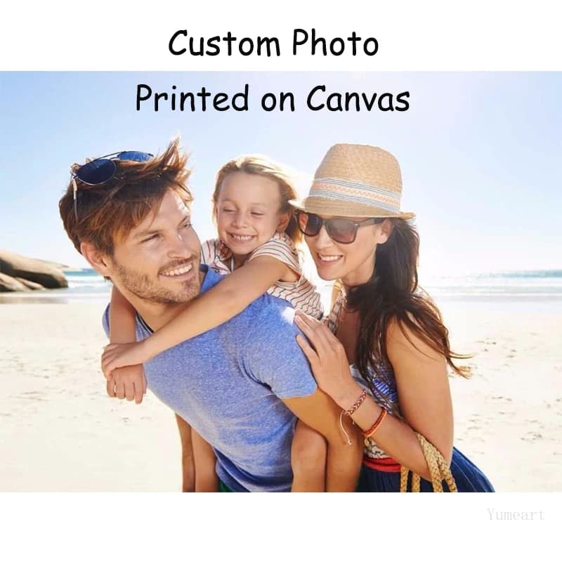 Peinture à l'huile sur toile personnalisée, votre photo sur imprimée, affiche